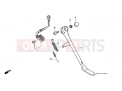 HONDA VT1100C2S Shadow 1995 F-24-1 SUPPORT (VT1100CV / CW / C2)