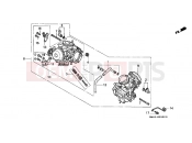 HONDA VT1100C2W Shadow 1998 E-20 CARBURETOR INSTALLATION.