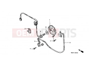 HONDA VT1100C2X Shadow 1999 E-8 IGNITION DISTRIBUTOR GENERATOR
