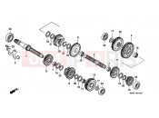 HONDA VT1100C2X Shadow 1999 E-16 TRANSMISSION