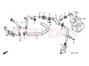 HONDA VT1100C2X Shadow 1999 E-18 WATER PIPE