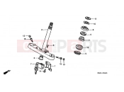 HONDA VT1100C2X Shadow 1999 F-6 STEERING WHEEL