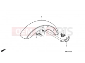 HONDA VT1100C2X Shadow 1999 F-7 FRONT FENDER