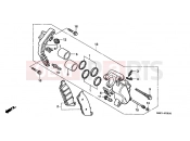 HONDA VT1100C2X Shadow 1999 F-9 FRONT BRAKE CALIPER