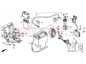 HONDA VT1100C2X Shadow 1999 F-28 BATTERY