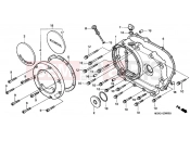 HONDA VT1100C2Y Shadow 2000 E-6 RIGHT CRANKSHAFT COVER