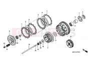HONDA VT1100C2Y Shadow 2000 E-7 CLUTCH