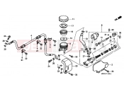 HONDA VT1100C31 Shadow 2001 F-11 REAR MASTER CYLINDER