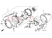 HONDA VT1100C32 Shadow 2002 F-1 HEADLIGHT (1)