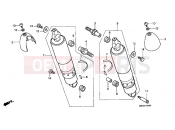 HONDA VT1100C32 Shadow 2002 F-24 REAR SHOCK ABSORBER