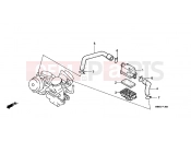 HONDA VT1100C3W Shadow 1998 F-18-1 ADDITIONAL AIR FILTER