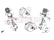 HONDA VT1100C3X Shadow 1999 E-15 CRANKSHAFT / PISTON