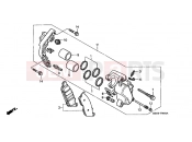 HONDA VT1100C3X Shadow 1999 F-9 FRONT BRAKE CALIPER