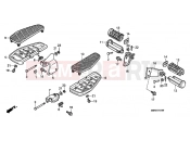 HONDA VT1100C3Y Shadow 2000 F-21 FOOTREST