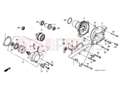 HONDA VT1100CH Shadow 1987 E-9 WATER PUMP