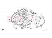 HONDA VT1100CH Shadow 1987 E-10 LEFT CRANKSHAFT COVER