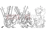 HONDA VT1100CH Shadow 1987 E-14 CRANKSHAFT