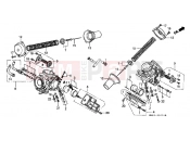 HONDA VT1100CH Shadow 1987 E-20-1 CARBURETOR (PARTS)