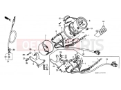 HONDA VT1100CH Shadow 1987 F-2 METER