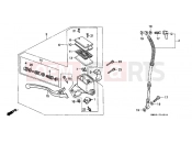 HONDA VT1100CH Shadow 1987 F-4 FRONT MASTER CYLINDER