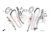 HONDA VT1100CJ Shadow 1988 E-4 TIMING CHAIN ​​/ TENSIONER