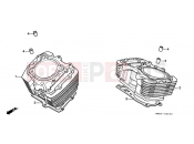 HONDA VT1100CN Shadow 1992 E-5 CYLINDER