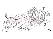 HONDA VT1100CN Shadow 1992 E-6 RIGHT CRANKSHAFT COVER