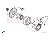 HONDA VT1100CP Shadow 1993 E-11 GENERATOR