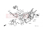 HONDA VT1100CP Shadow 1993 F-30 FRAME HOUSING