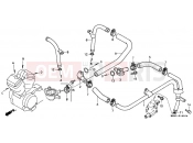 HONDA VT1100CR Shadow 1994 E-18 WATER PIPE