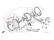 HONDA VT1100CR Shadow 1994 F-1 HEADLIGHT