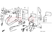 HONDA VT1100CR Shadow 1994 F-3 SWITCH / CABLE