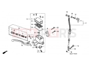 HONDA VT1100CS Shadow 1995 F-4 FRONT MASTER CYLINDER (VT1100CS / CT)