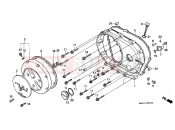 HONDA VT1100CT Shadow 1996 E-6 RIGHT CRANKSHAFT COVER (VT1100CS / CT)