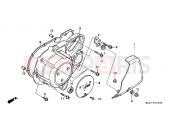 HONDA VT1100CT Shadow 1996 E-10 LEFT CRANKSHAFT COVER (VT1100CS / CT)