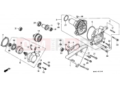 HONDA VT1100CT Shadow 1996 E-11 WATER PUMP (VT1100CS / CT)