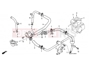 HONDA VT1100CT Shadow 1996 E-18 WATER PIPE (VT1100CS / CT)