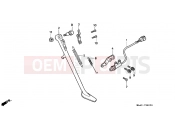 HONDA VT1100CT Shadow 1996 F-24 SUPPORT (VT1100CS / CT)