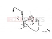 HONDA VT1100CV Shadow 1997 E-8-1 IGNITION DISTRIBUTOR GENERATOR (VT1100CV / CW / C2V / C2W)