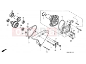 HONDA VT1100CW Shadow 1998 E-11-1 WATER PUMP (VT1100CV / CW / C2)
