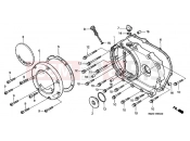 HONDA VT1100D2X Shadow 1999 E-6 RIGHT CRANKSHAFT COVER