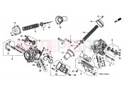 HONDA VT1100D2X Shadow 1999 E-20-1 CARBURETOR (PARTS)