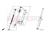 HONDA VT1100D2X Shadow 1999 F-8 FRONT FORK