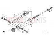 HONDA VT1100D2X Shadow 1999 F-23 SWING ARM
