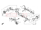 HONDA VT1100D2X Shadow 1999 F-26 FLASHING
