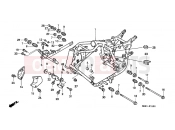 HONDA VT1100D2X Shadow 1999 F-31 FRAME HOUSING