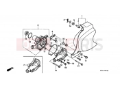 HONDA VT600CK Shadow 1989 E-10 WATER PUMP