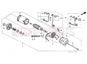 HONDA VT600CK Shadow 1989 E-11 STARTER ENGINE