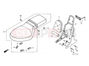 HONDA VT600CK Shadow 1989 F-14 SEAT