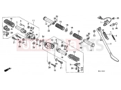 HONDA VT600CK Shadow 1989 F-20 FOOTREST (1)